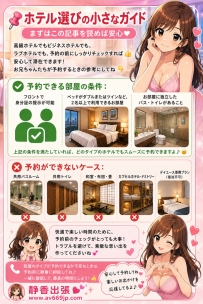 📌 宿泊ホテル選びの簡単ガイド｜予約前に必ずチェック