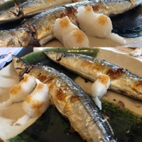 ニュースで「今年の秋刀魚は特に美味しい」と言ってたけど、 → 私：目で確認済み、ホ